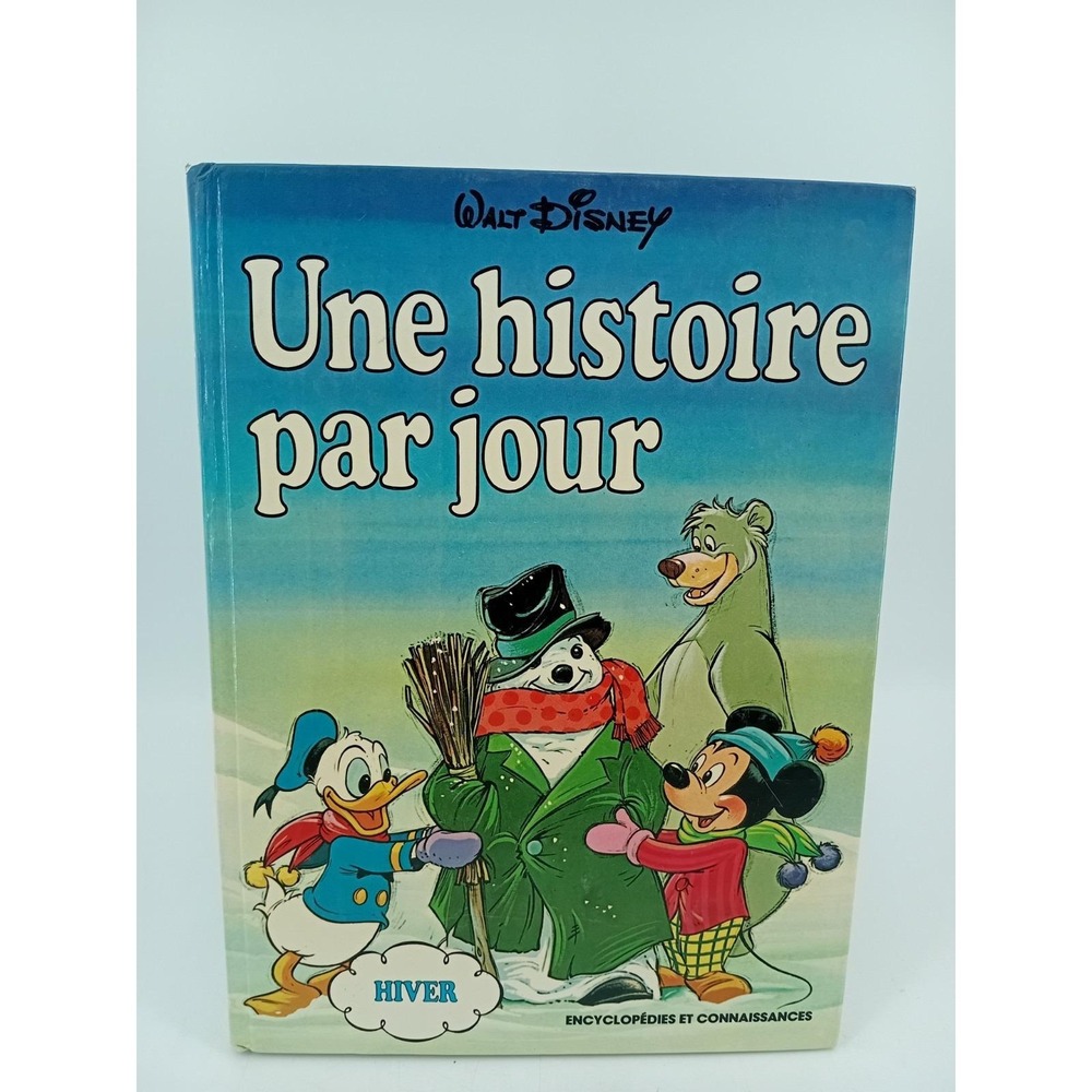 Walt Disney Une Histoire Par Jour Encyclopédie 1980 French Children Book Vintage